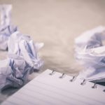 close up photography of crumpled paper