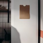 brown and white pendant lamp