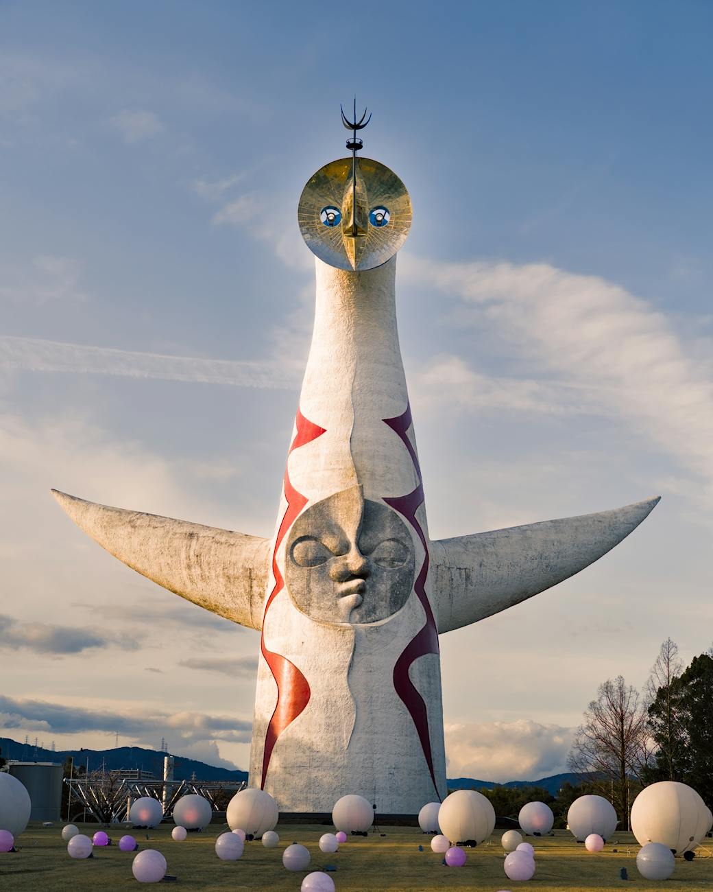 tower of the sun sculpture at expo park